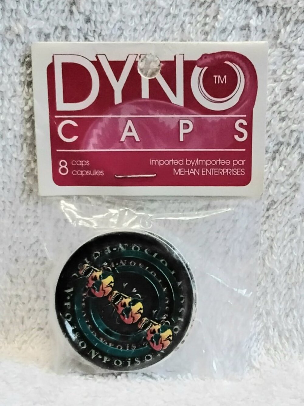 2/$20 Sealed Vintage Early 1990's Dyno Caps Pack of 8 New Pogs!!